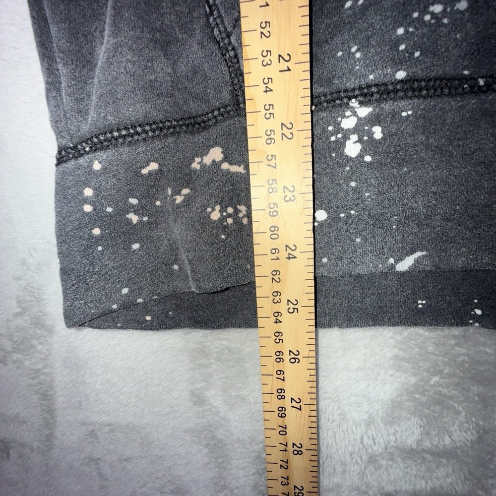 Holister Hoodie Size Men's XS Distressed Black Paint Shop Splatter - Picture 7 of 14